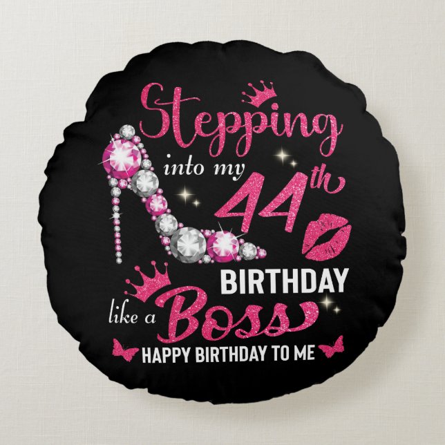 Almofada Redonda 44 como um chefe T-Shirt (Frente)