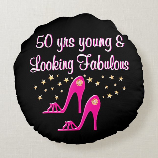 ALMOFADA REDONDA 50 E CALÇADO FABULOSA (Verso)