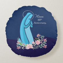 60º Aniversário da Vida Religiosa Nun Pink Flower