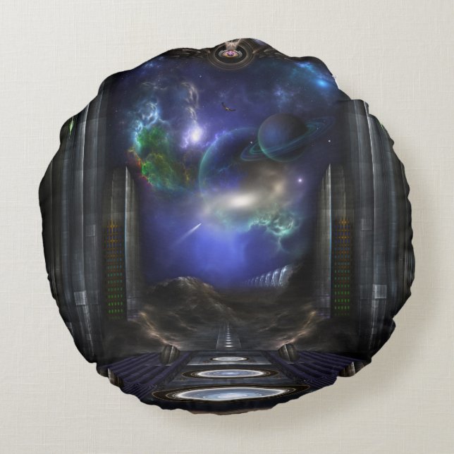 Almofada Redonda 89-123-A9p2 Arsairian 7 Reporting Round Travesseir (Verso)