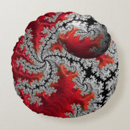 Almofada Redonda A Beleza de Mandelbrots Round Cushion