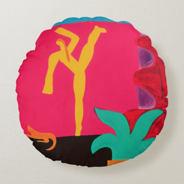 Almofada Redonda A dança da esperança 1996 (Frente)