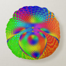 a heart with a psychedelic and colorful style