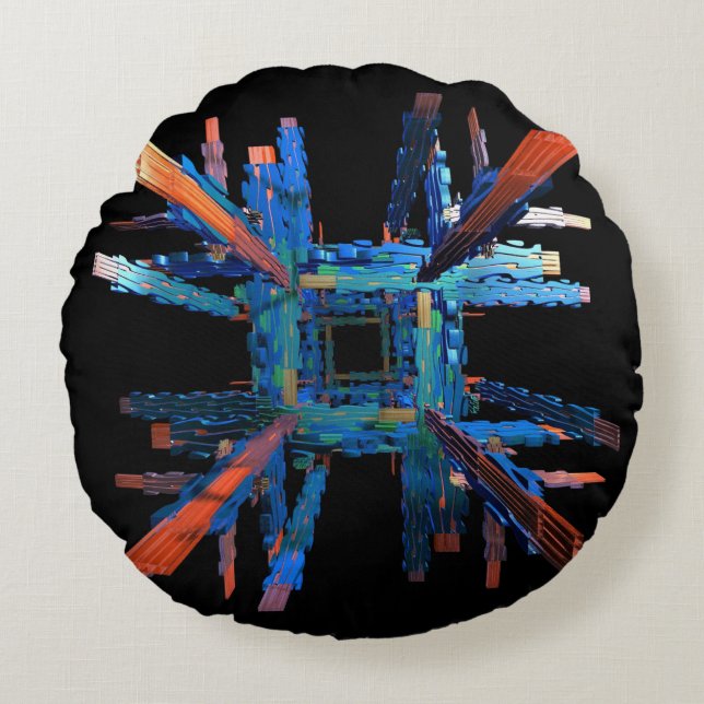 Almofada Redonda A Mecânica de Ti Toda a Cushion redonda (Frente)