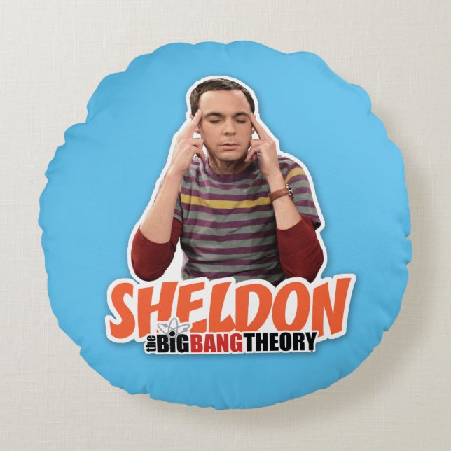 Almofada Redonda A Teoria do Big Bang | Sheldon (Frente)