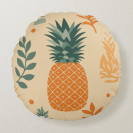 Almofada Redonda Abacaxi tropical