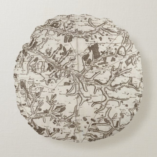 Almofada Redonda Abbeville (Frente)