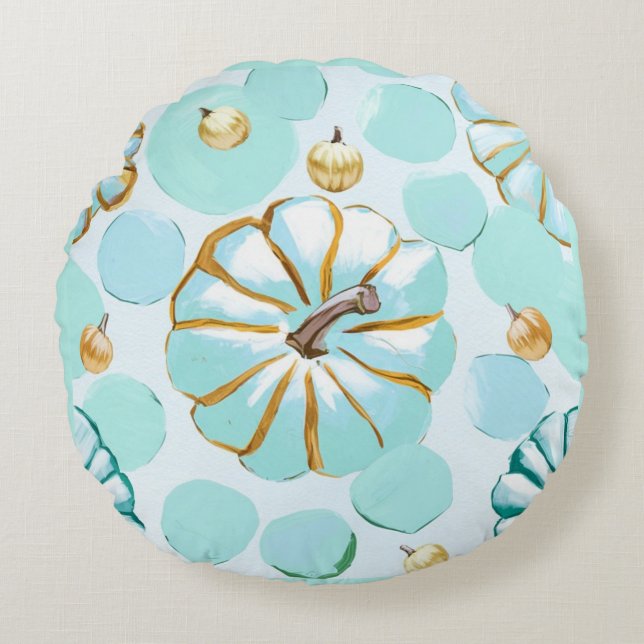 Almofada Redonda Abóbora (Frente)