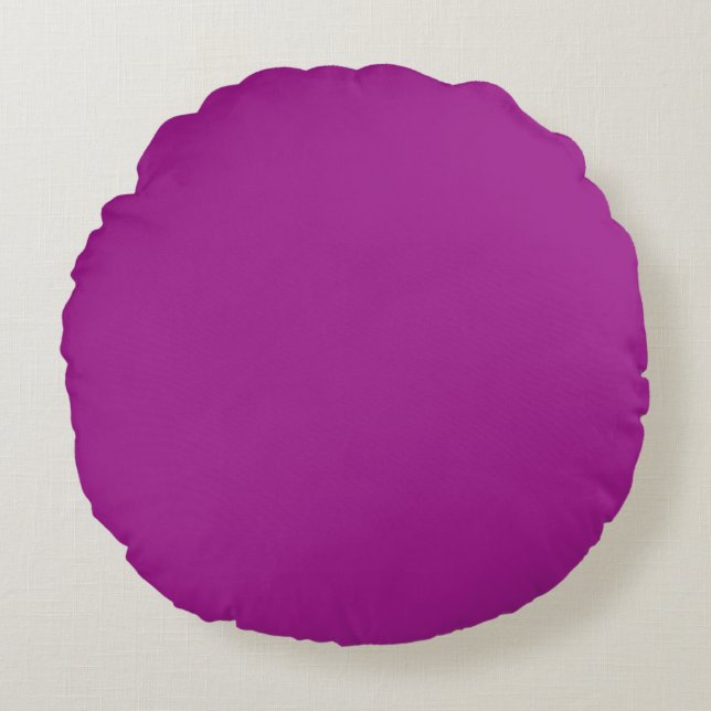 Almofada Redonda Abstract purple Solid Plain Color (Frente)