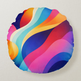 Almofada Redonda Abstract throw pillow