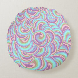 Almofada Redonda Abstratado
