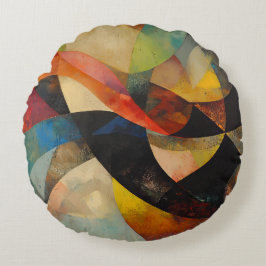 Almofada Redonda Abstrato