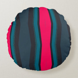 Almofada Redonda Abstrato colorido