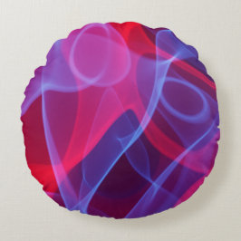 Almofada Redonda Abstrato colorido