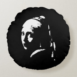 Almofada Redonda Abstrato com Travesseiro decorativo de Orelha de P