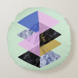 Almofada Redonda Abstrato escandinava #886