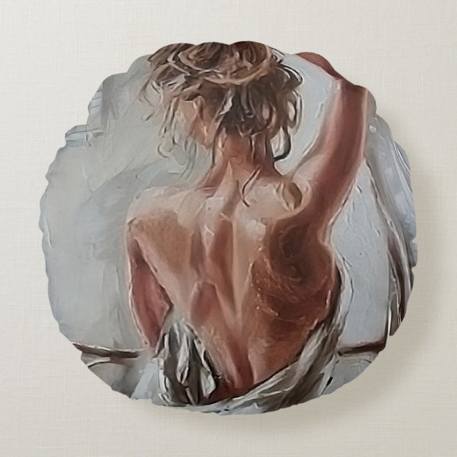 Almofada Redonda Acordar travesso (Frente)