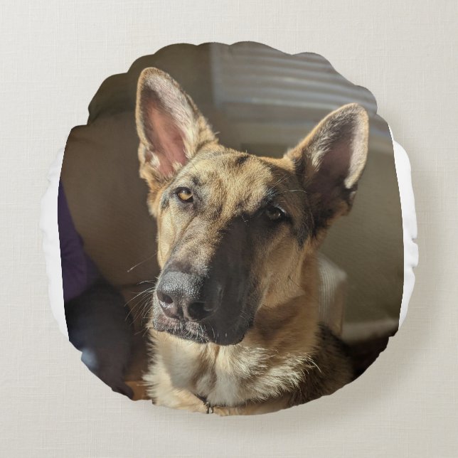 Almofada Redonda Adicionar uma imagem a este travesseiro (Frente)