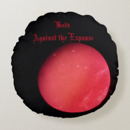 Almofada Redonda Adversidade de coragem