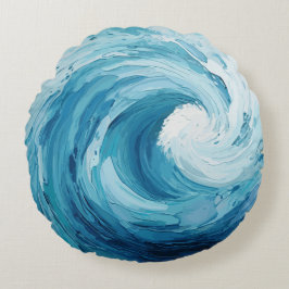 Almofada Redonda Água corrente