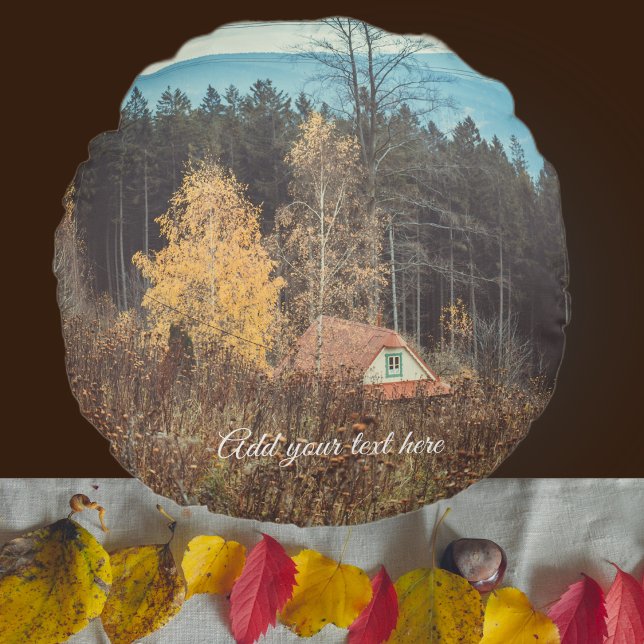 Almofada Redonda Algodão do solitário (Criador carregado)