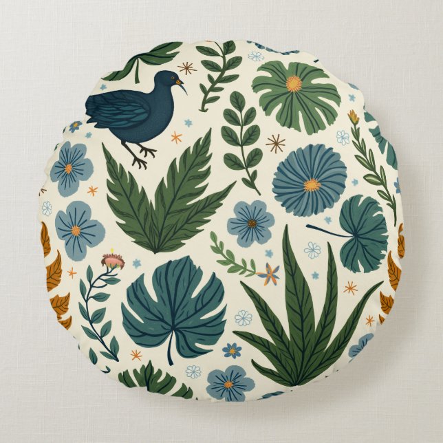 Almofada Redonda Almoço Sensual (Frente)