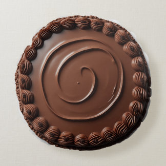 Almofada Redonda almofada de travesseiro de chocolate