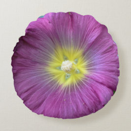 Almofada Redonda Almofada rosa com escova de poliéster redondo