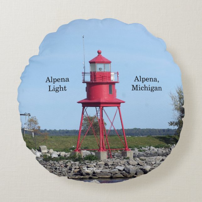 Almofada Redonda Alpena Light travesseiro redondo (Frente)