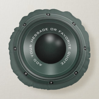 Almofada Redonda Alto-falante de música personalizado