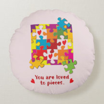 Ama de Quebra-cabeça de Aniversário a Pedaços