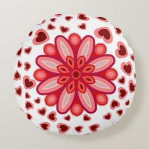 ALMOFADA REDONDA AMAR PRESENTE DE CORAÇÃO