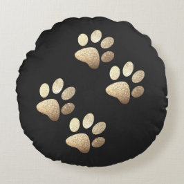 Almofada Redonda Amigos cão brilha macho