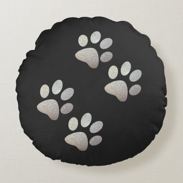 Almofada Redonda Amigos dançarinos dourados (Frente)