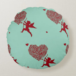Almofada Redonda Amor e Romance - Especial do Dia do Namorados