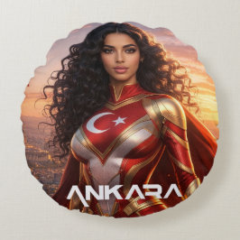 ALMOFADA REDONDA ANCARA - TURQUIA