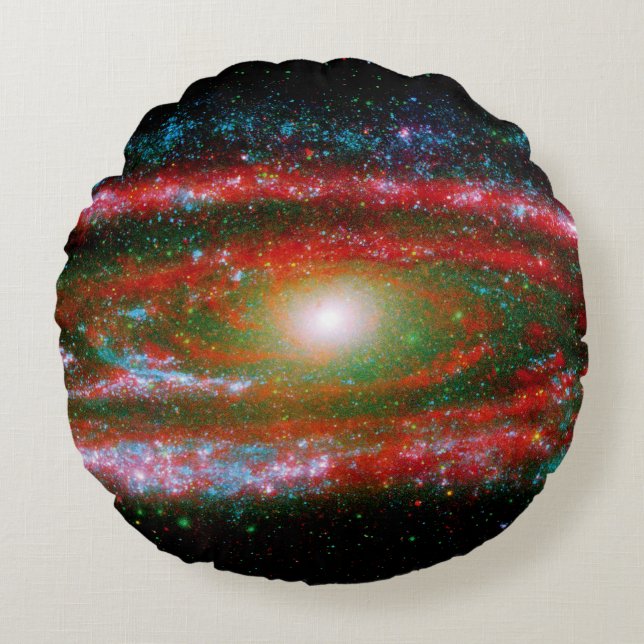 Almofada Redonda Andromeda Gallaxy (Frente)