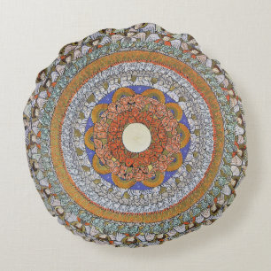 Almofada Redonda Angels por Hildegard von Bingen