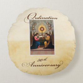 Almofada Redonda Ângulos do aniversário da 50ª Portaria em Altar