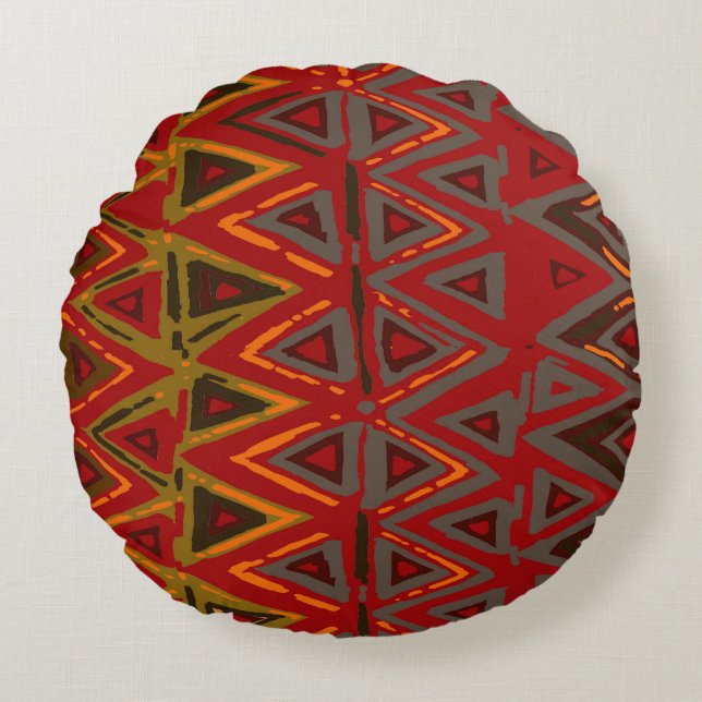 Almofada Redonda Animal de festa alienígena no espaço (Frente)
