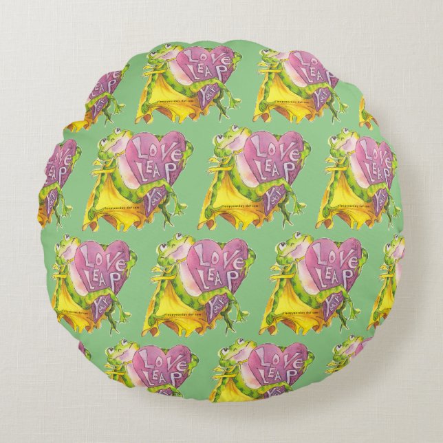 ALMOFADA REDONDA ANO DE PULO DO AMOR (Frente)