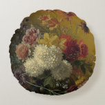 Almofada Redonda Antique Dutch Master Floral Georgius van Os 1820<br><div class="desc">Elevate your space with this masterfully restored reproduction of "Stilleven met bloemen" (1820) by the celebrated Dutch painter Georgius Jacobus Johannes van Os. Currently held in the prestigious Rijksmuseum, this work represents the pinnacle of 19th-century floral painting. Van Os was renowned for his work at the Sèvres porcelain factory, which...</div>