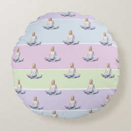 ALMOFADA REDONDA ANTISTRESS CALM MEDITATION RELAX PASTEL CHAKRA