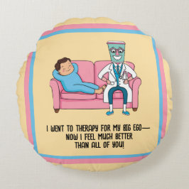 Almofada Redonda ANTISTRESS psychiatrist THERAPIST MENTAL HEALTH