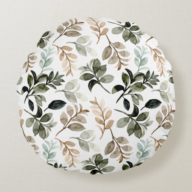 Almofada Redonda Apenas relaxe (Frente)