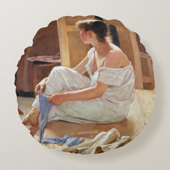 Almofada Redonda Após a pose, 1884 (Frente)