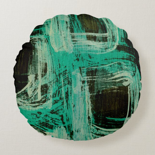 Almofada Redonda Aquamarine Windows I (Frente)