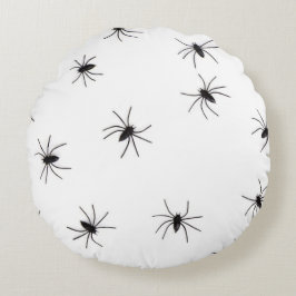 Almofada Redonda Aracnofobia (Aranhas) (Insetos Crawly Assustadores