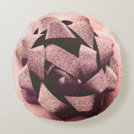 Almofada Redonda Arco de presentes rosa