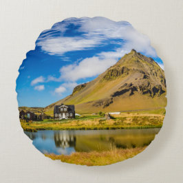Almofada Redonda Arnarstapi Amtmansshus E Monte Stapafell, Islândia